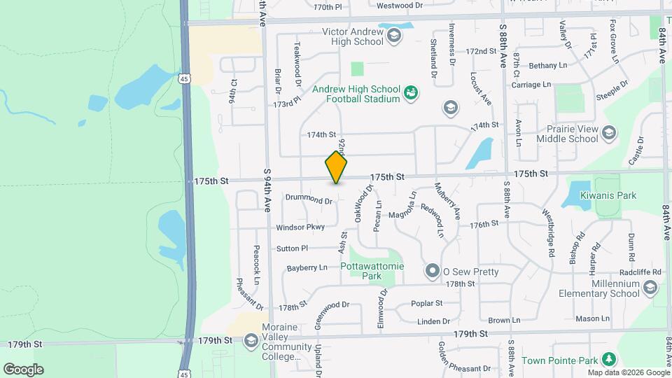 9334 Drummond Dr Map and Location Details