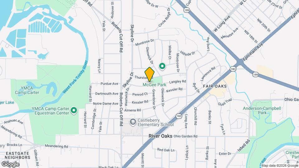 1501 Greenbrier Dr Mapa y Detalles de la Ubicación
