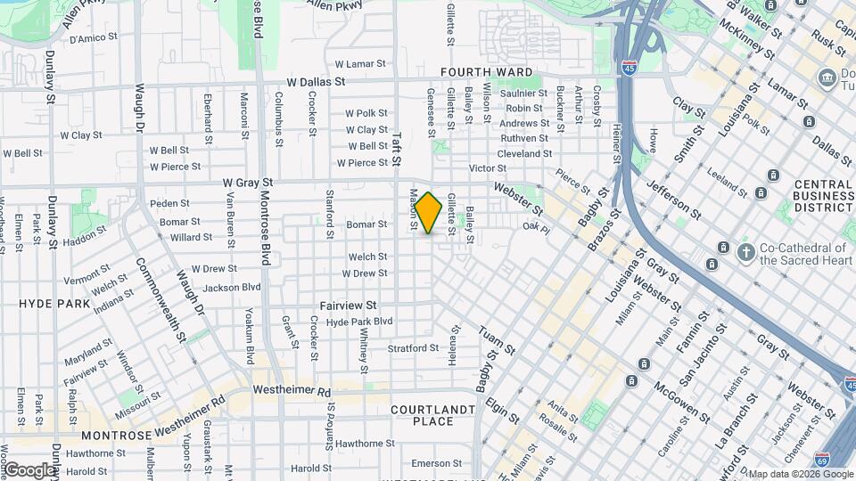 105 Willard St Map and Location Details