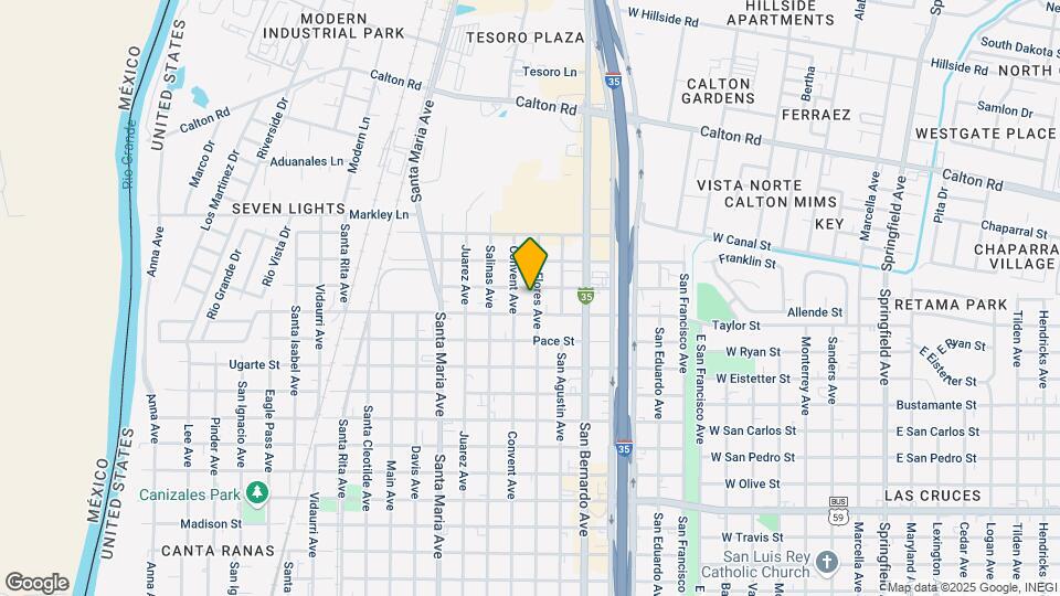 4212 Flores Ave Map and Location Details