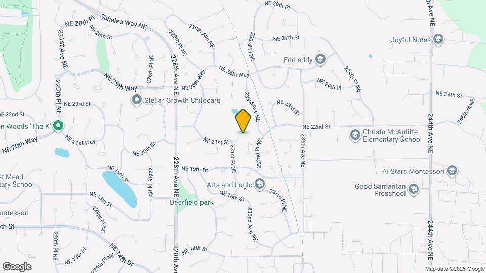 23228 NE 21st Pl Map and Location Details