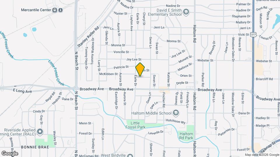 4408 McKibben St Map and Location Details