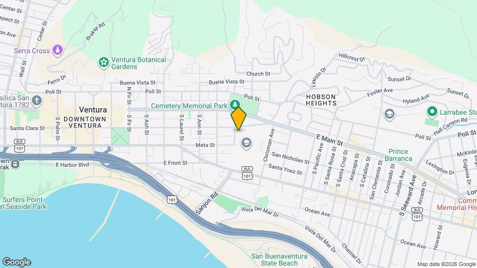 134 S Crimea St Mapa y Detalles de la Ubicación