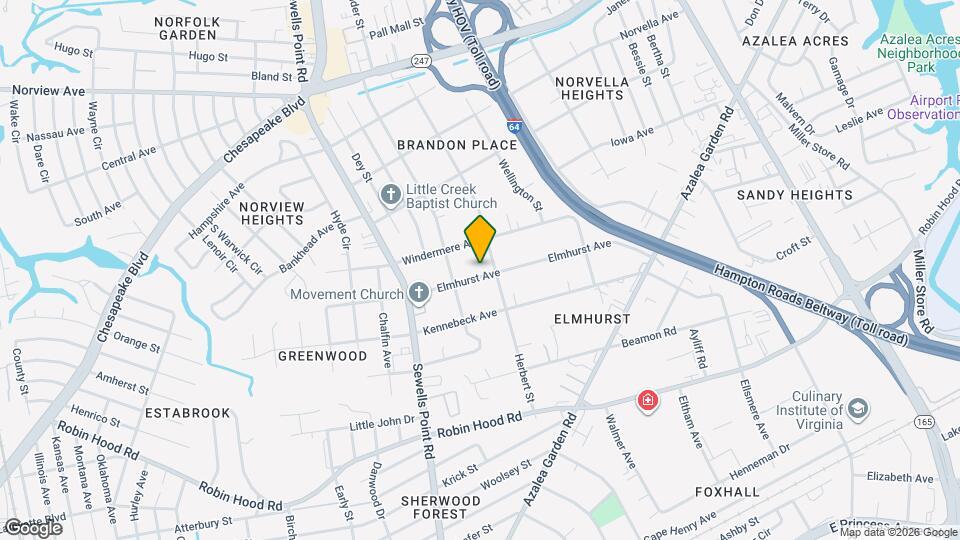 4878 Elmhurst Ave Map and Location Details