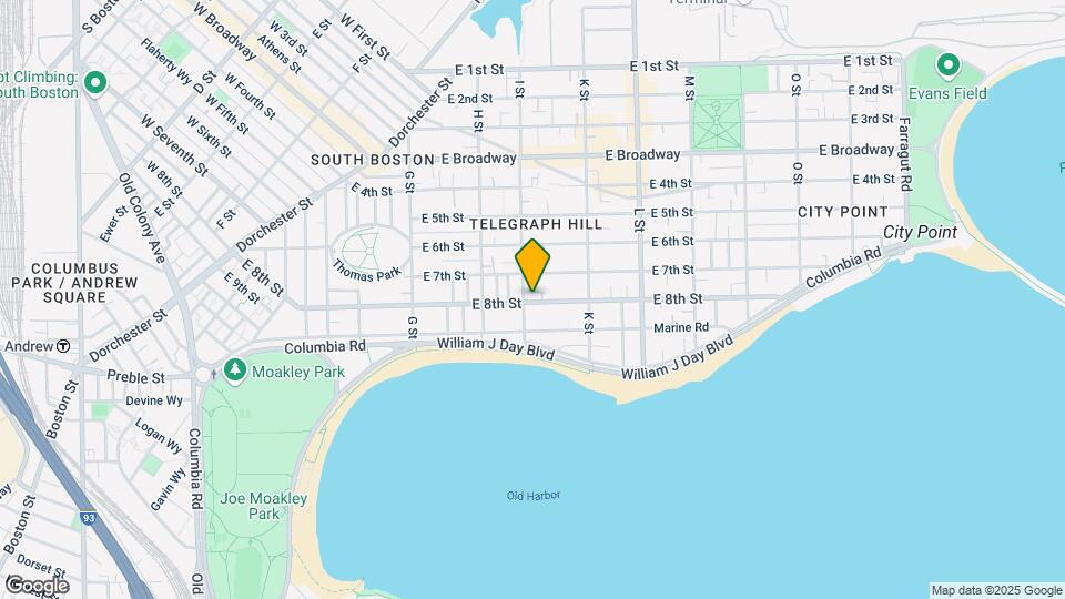 550 E 8th St Map and Location Details