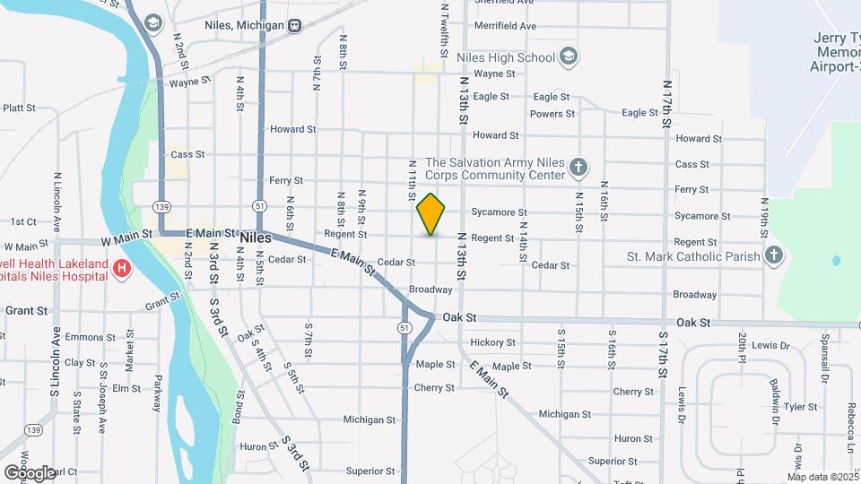 1122 Regent St Map and Location Details