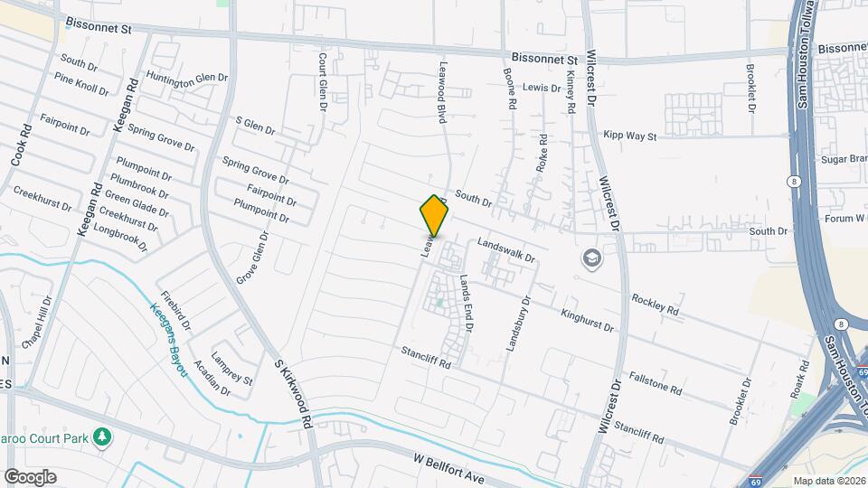 10119 Leawood Blvd Map and Location Details