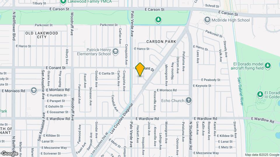 3650 Hackett Ave Map and Location Details