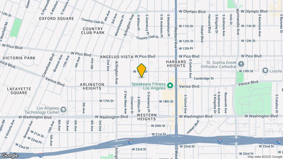 1532-1534 S Wilton Pl Map and Location Details