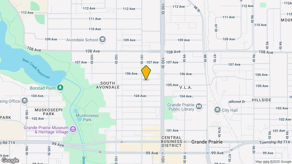 10028-10105 105 Ave Map and Location Details
