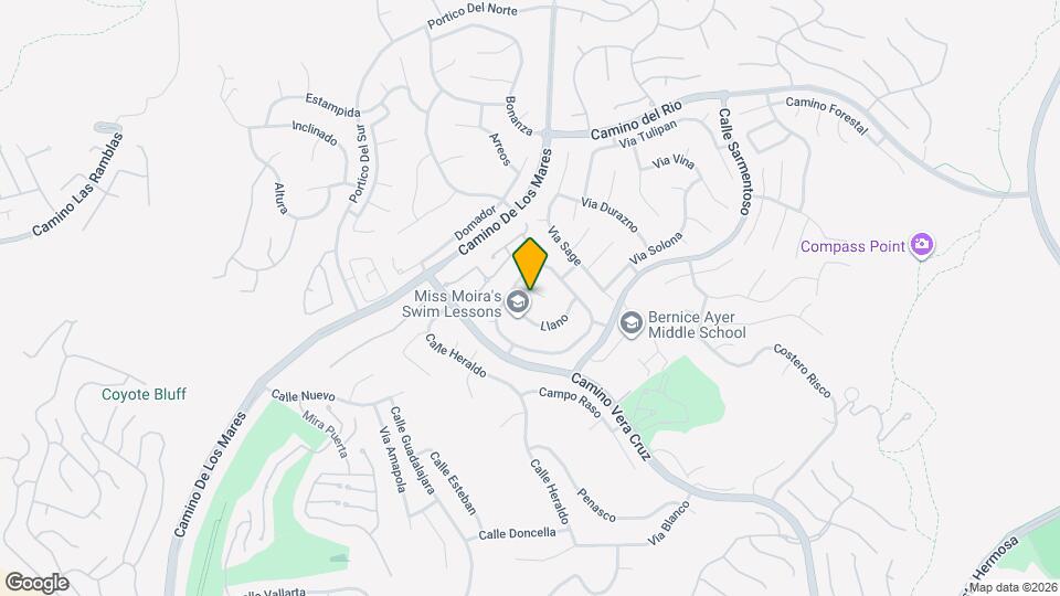 1205 Cerca Map and Location Details