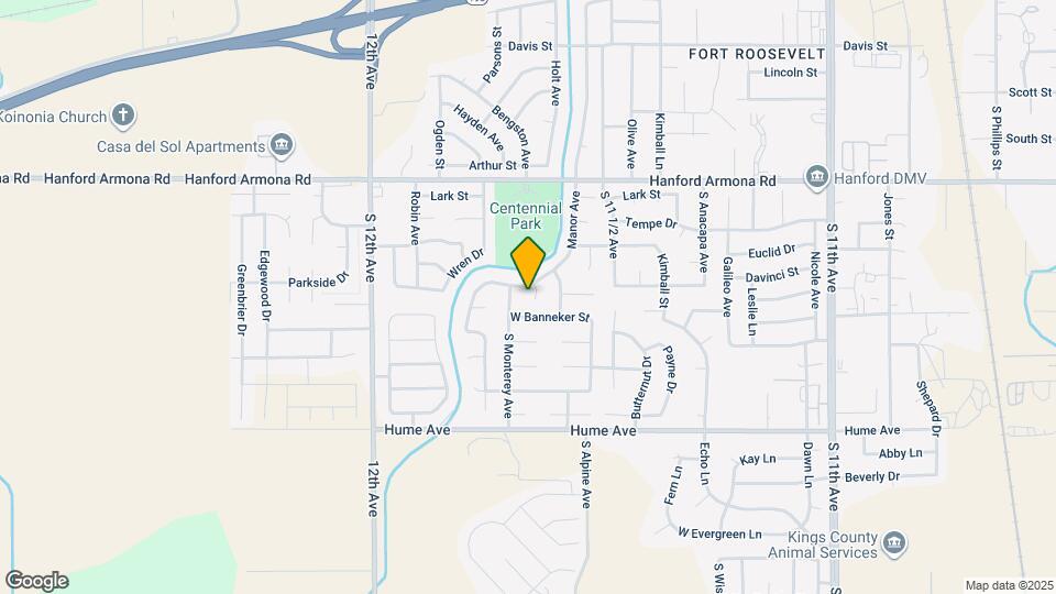 1236 S Capital Ct Map and Location Details