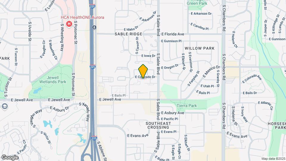 14182 E Colorado Dr Map and Location Details