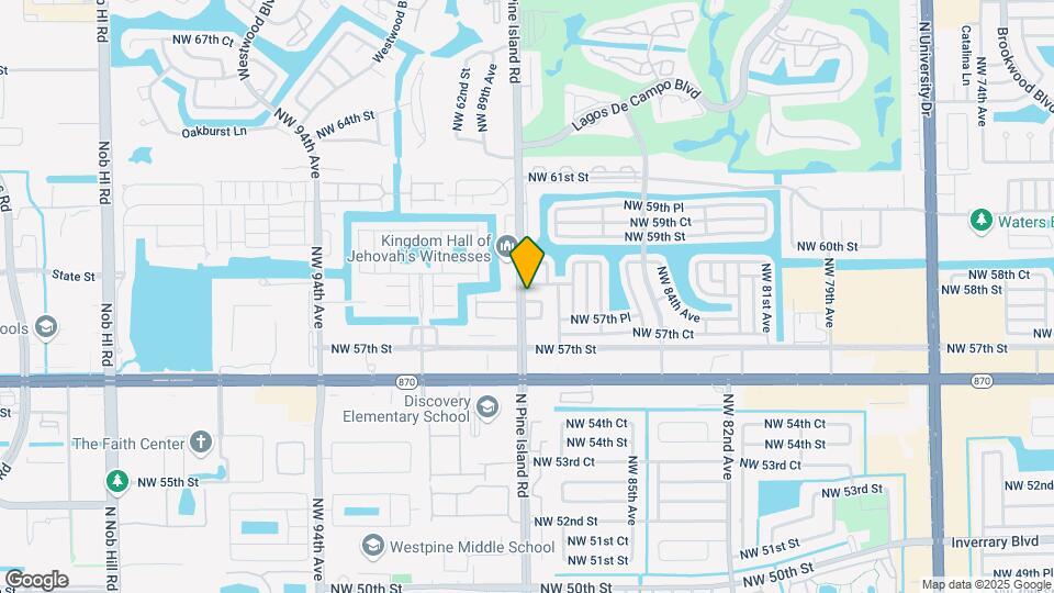 8709 NW 57th Dr Map and Location Details