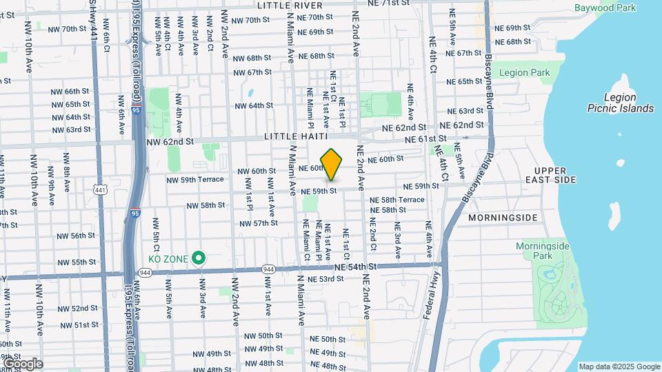 107-123 NE 59th St Map and Location Details