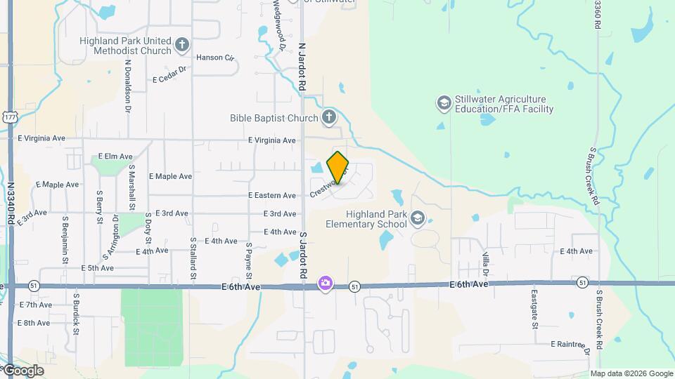 2204 Post Oak Dr Map and Location Details