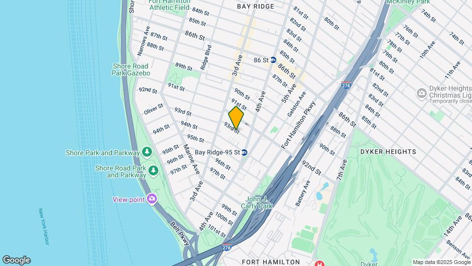 354 93rd St Mapa y Detalles de la Ubicación