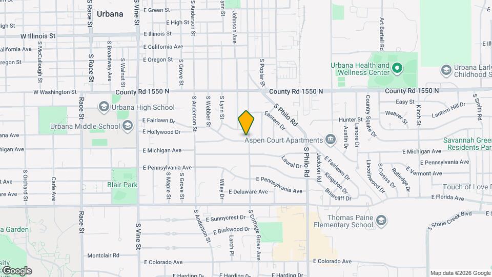 1205 S Cottage Grove Ave Map and Location Details