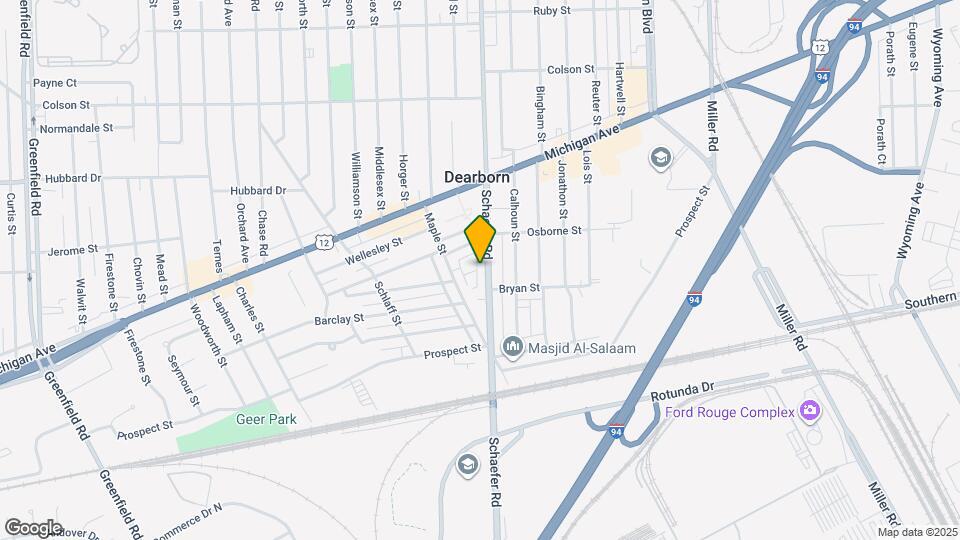 4241 Schaefer Rd Mapa y Detalles de la Ubicación