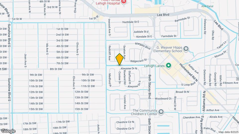 1458 Alwynne Dr N Map and Location Details