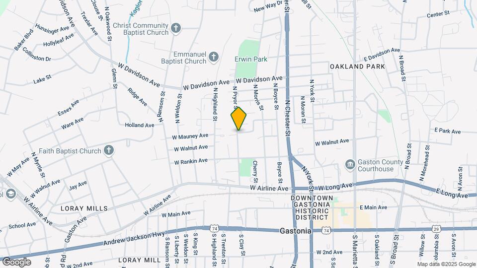326 N Pryor St Map and Location Details