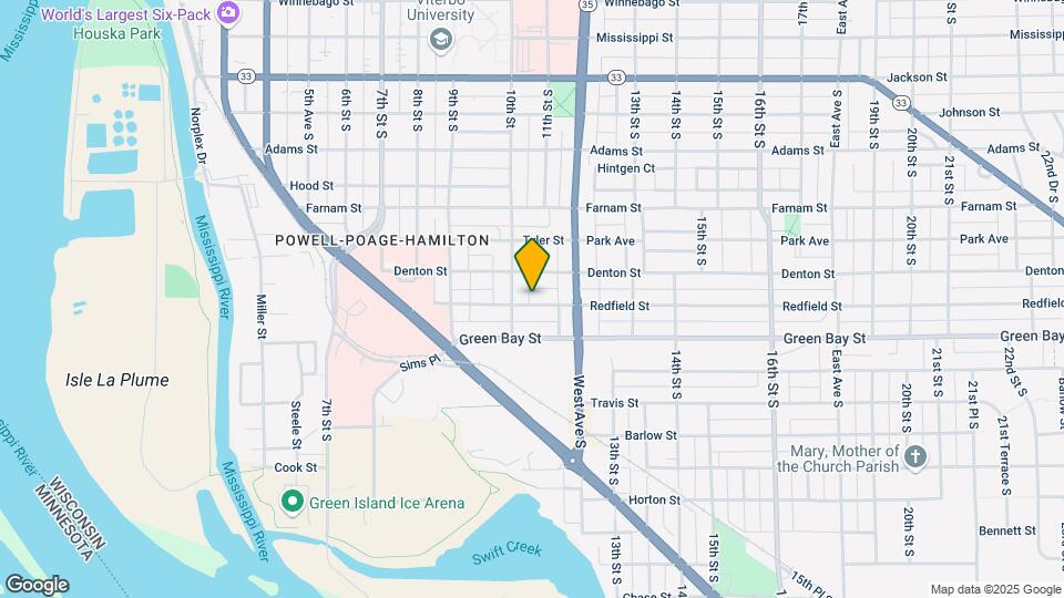 1019 Redfield St Map and Location Details