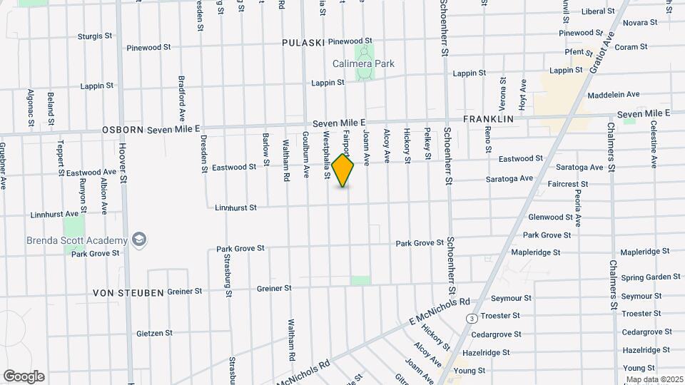 18631 Fairport St Map and Location Details