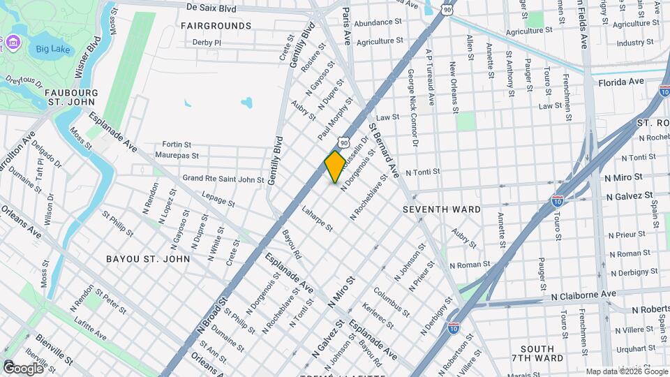 2518 Onzaga St Mapa y Detalles de la Ubicación