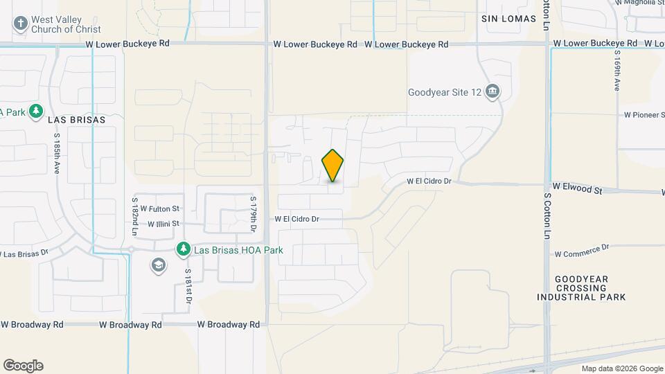 3435 S 177th Dr Map and Location Details