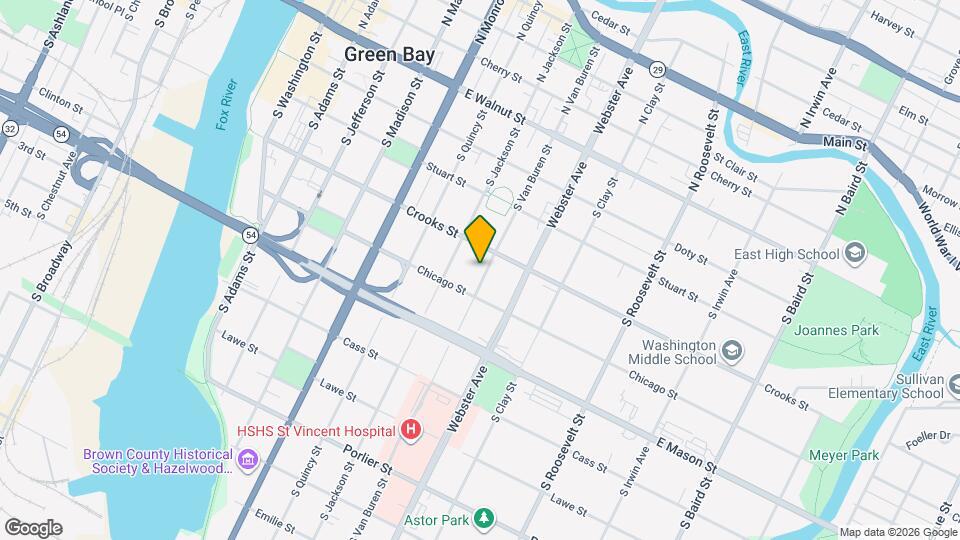 420 S Van Buren St Map and Location Details