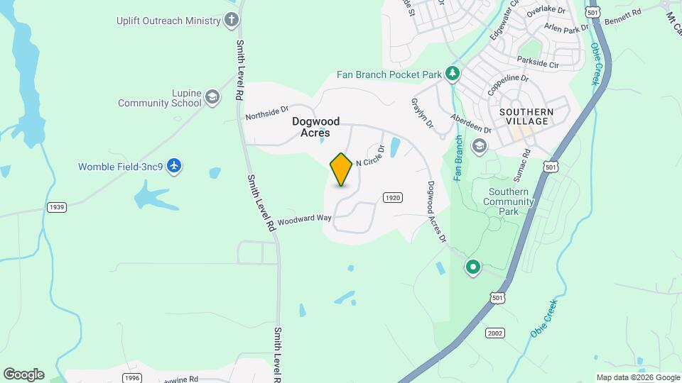 3 Woodward Way Map and Location Details