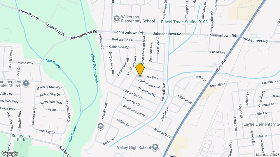 5421 Bold Venture Rd Map and Location Details