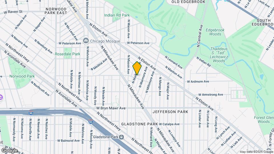 5805 N Markham St Map and Location Details