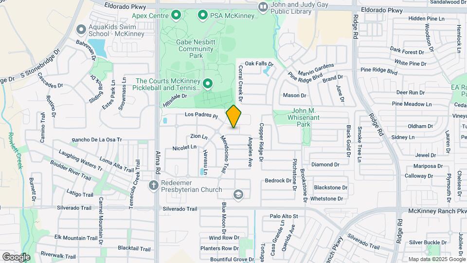 6908 Badlands Dr Map and Location Details