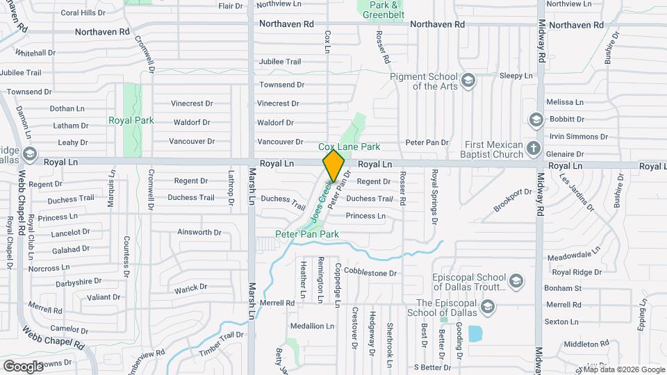 3709 Peter Pan Dr Map and Location Details