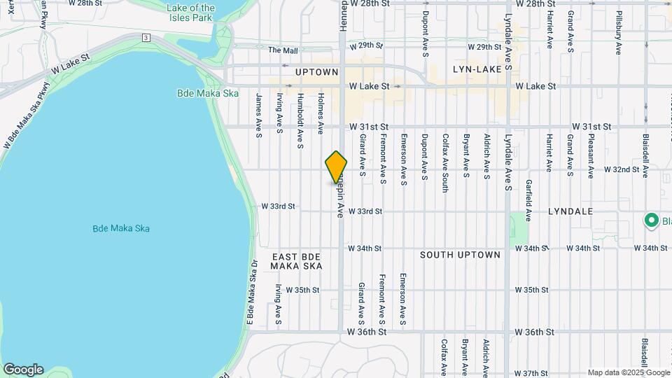 3224 Hennepin Ave, Unit 3 Map and Location Details