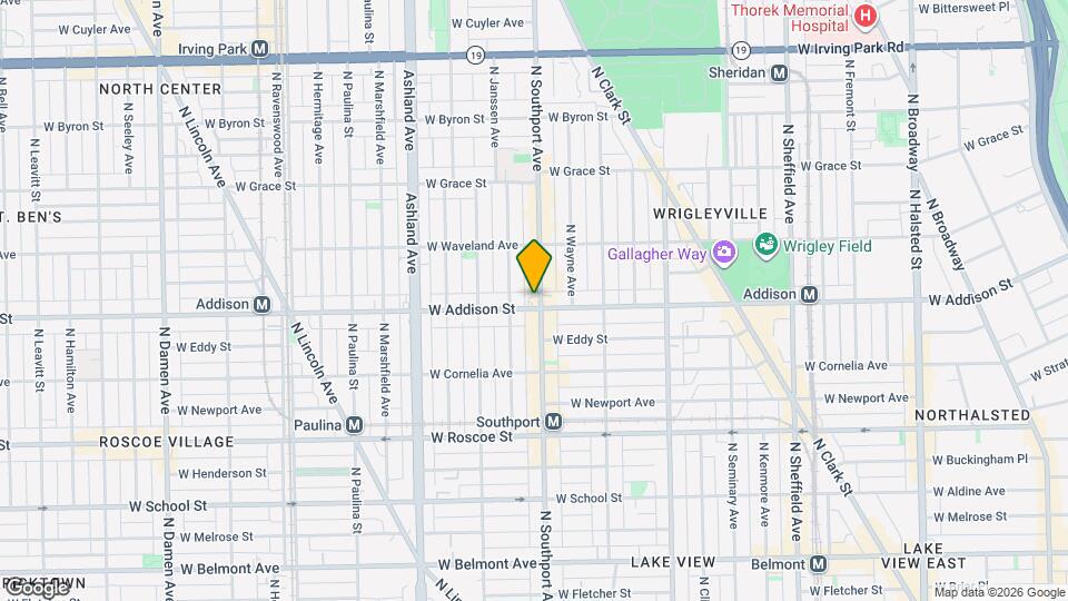 3600 N Southport Ave Mapa y Detalles de la Ubicación