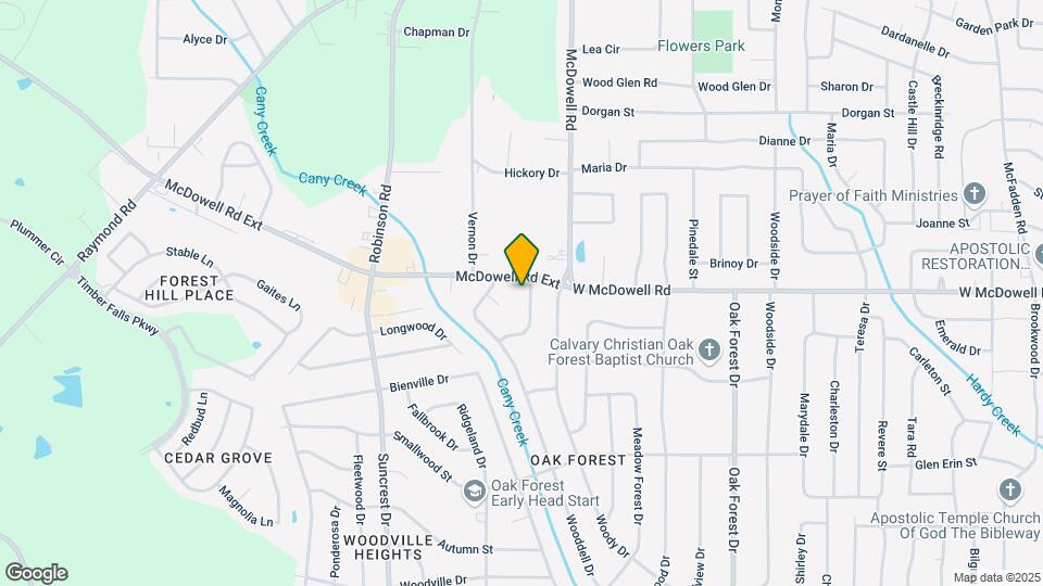 2611 Cliffwood Dr Map and Location Details
