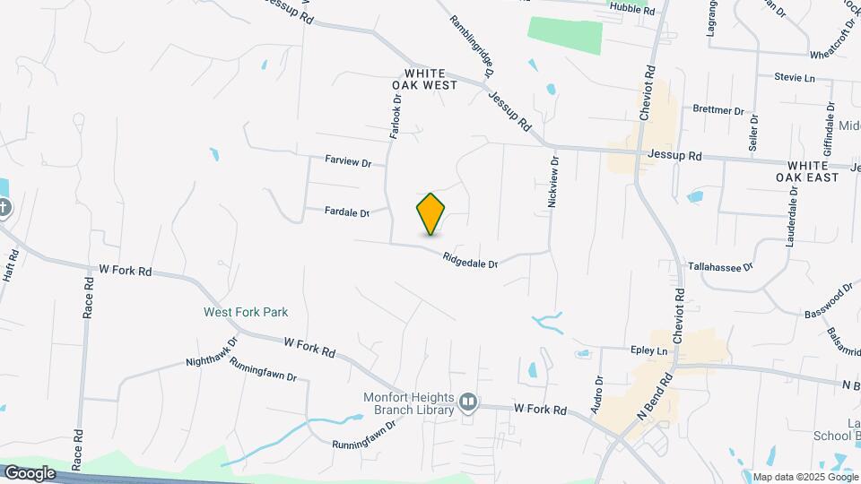 3922 Ridgedale Dr Map and Location Details