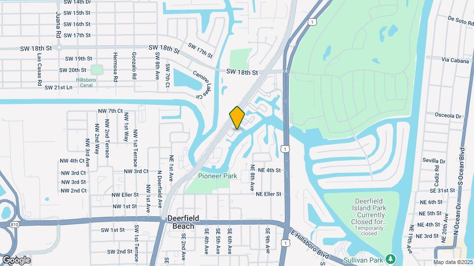 18 Royal Palm Way Map and Location Details