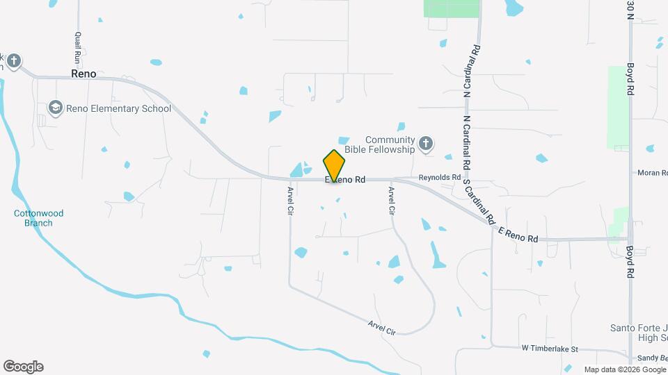 1010 E Reno Rd Map and Location Details