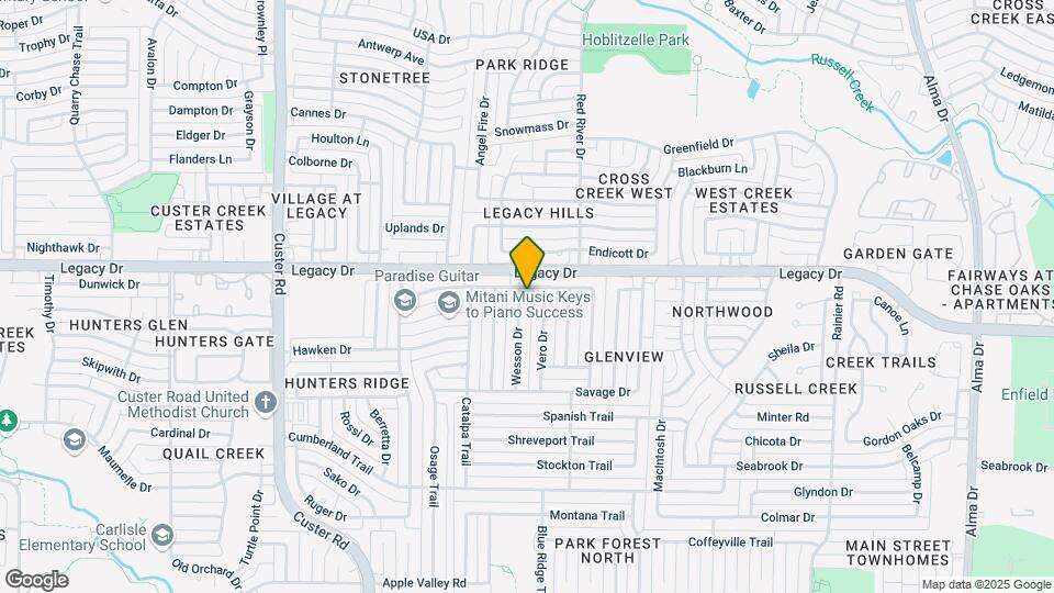 6908 Wesson Dr Map and Location Details