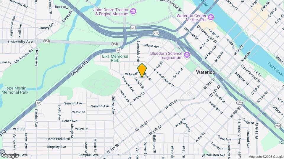 918 W 1st St Map and Location Details