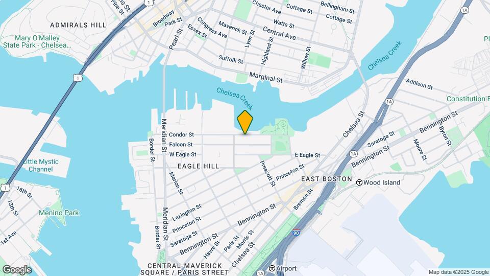 213 Condor St, Unit #1 Map and Location Details