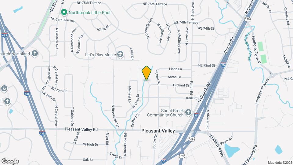 7104 Orchard Ct Map and Location Details