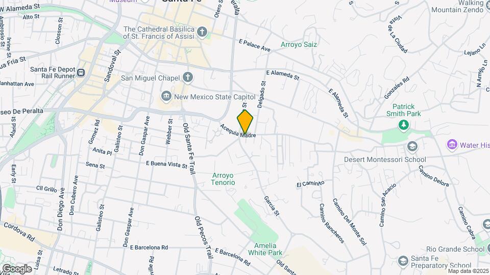 512 Acequia Madre Mapa y Detalles de la Ubicación