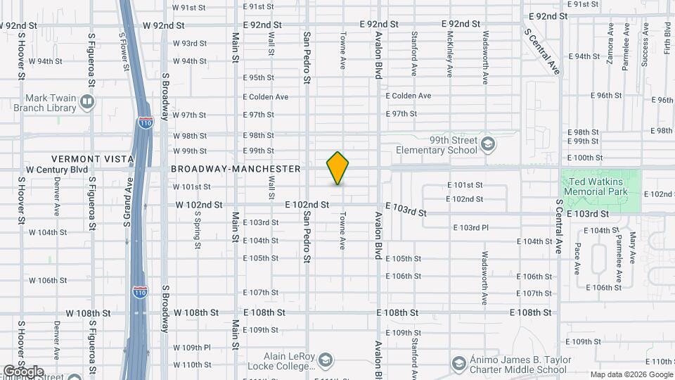352 E 101st St Mapa y Detalles de la Ubicación