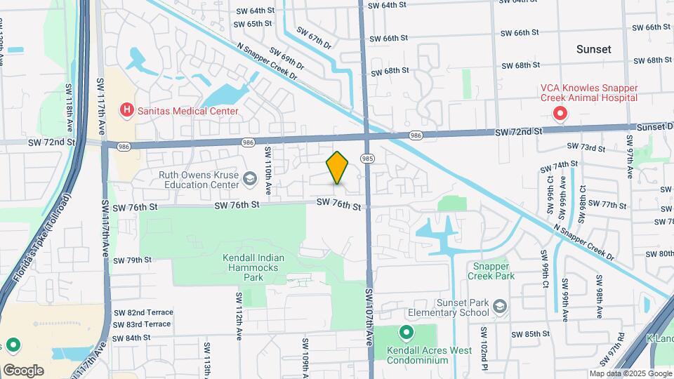7511 SW 108th Ave Map and Location Details