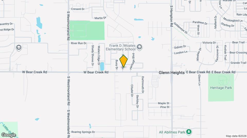 1616 Columbia Dr Map and Location Details