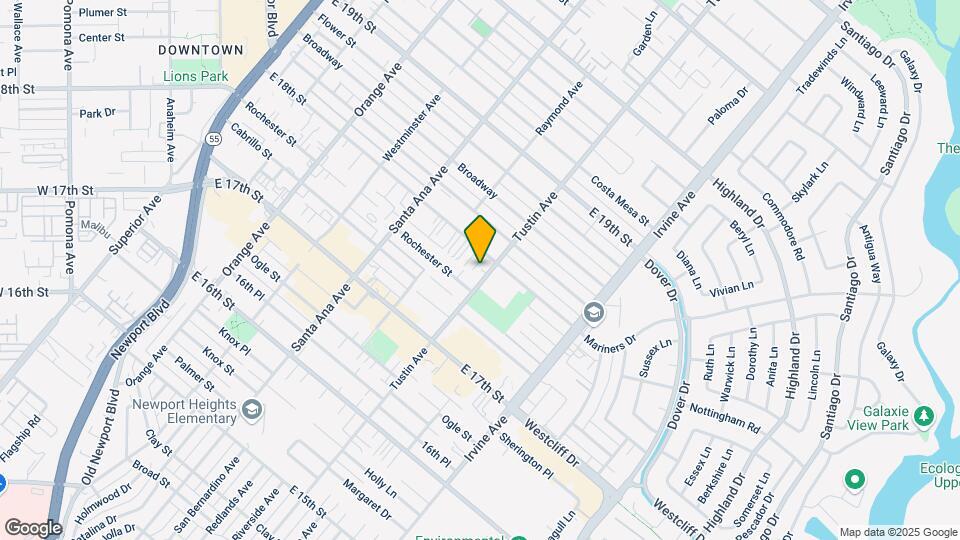 1787 Tustin Ave Map and Location Details